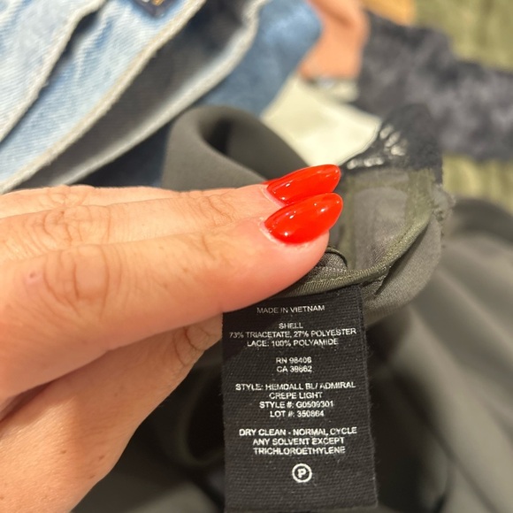 Theory Black Pencil Skirt Knee-Length Cocktail - Picture 2 of 5